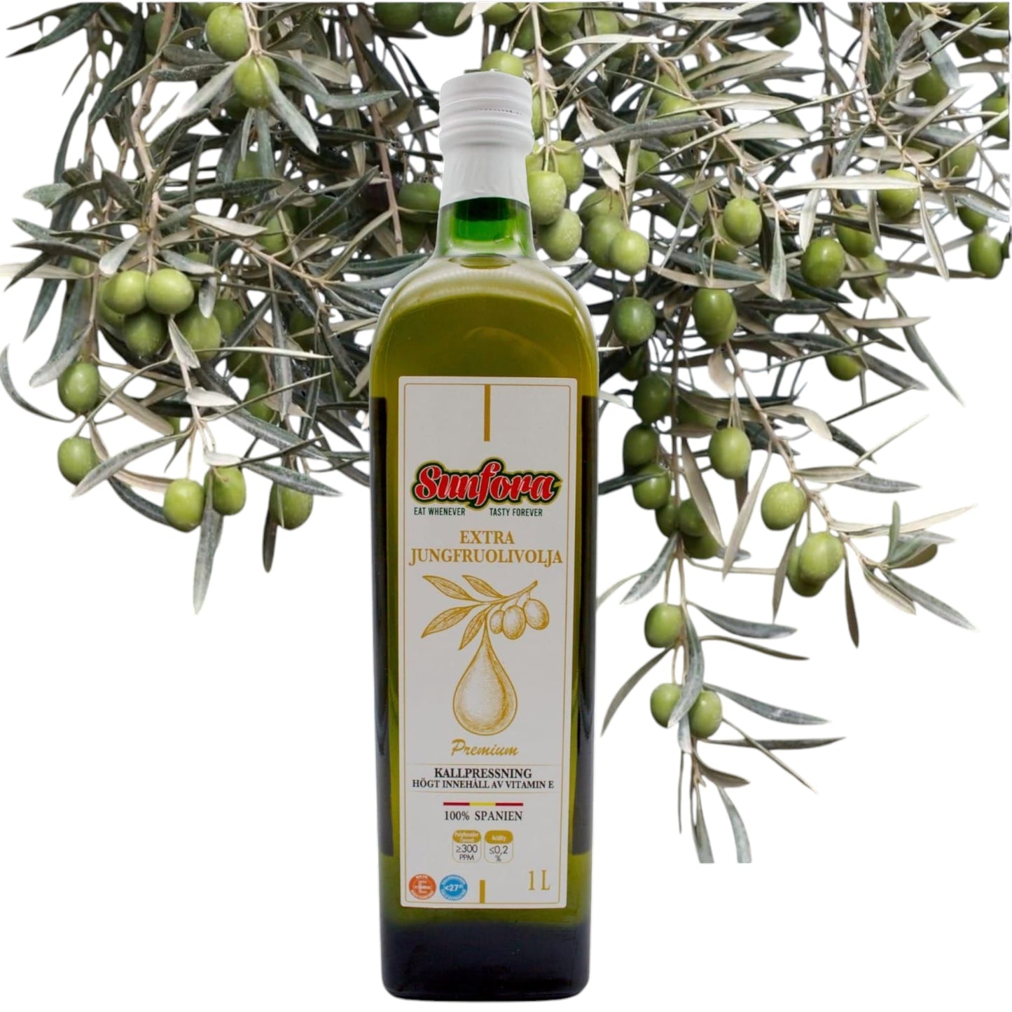 1L Extra Jungfruolivolja – 100% Spanien